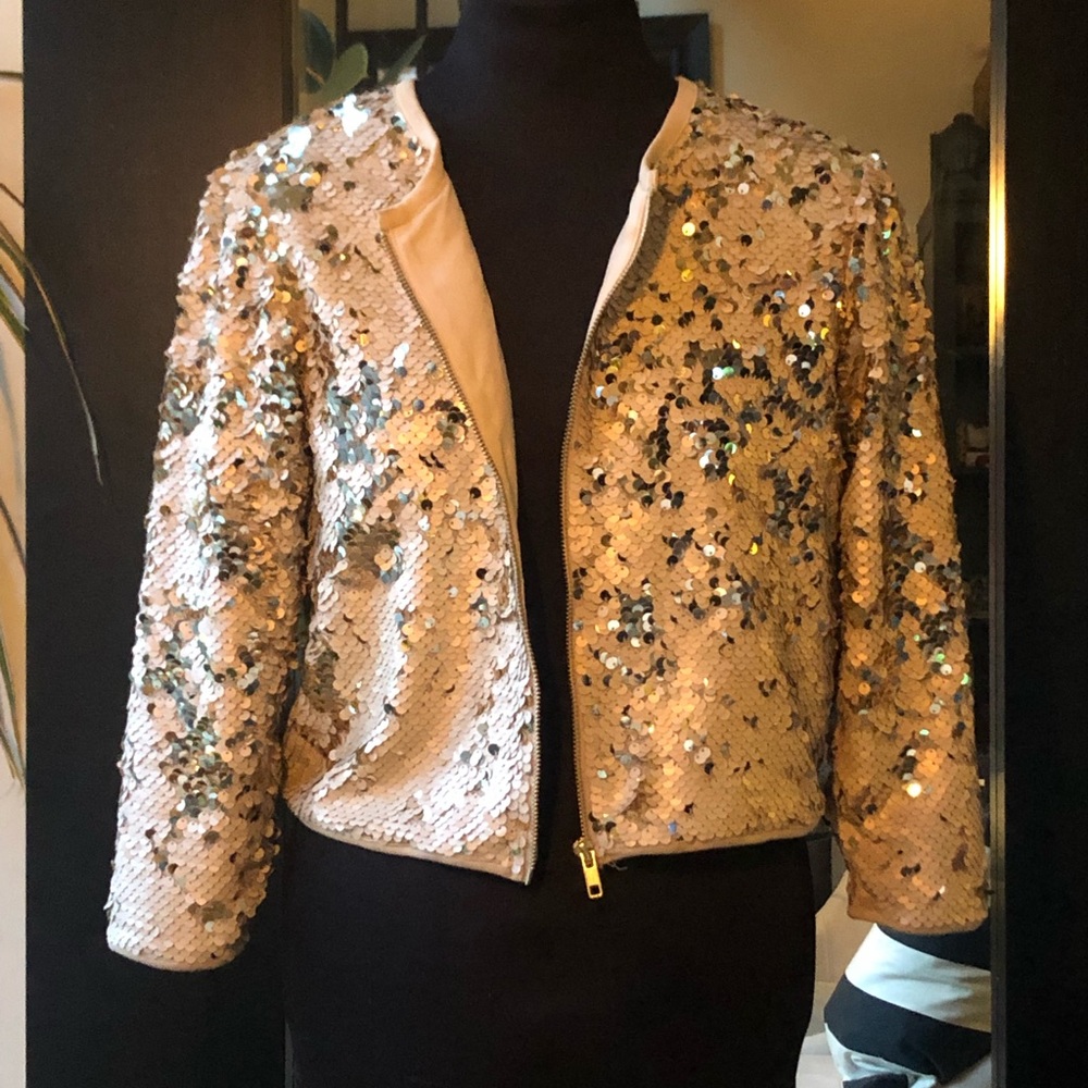 ✨ Sequin Zip Up Jacket ✨